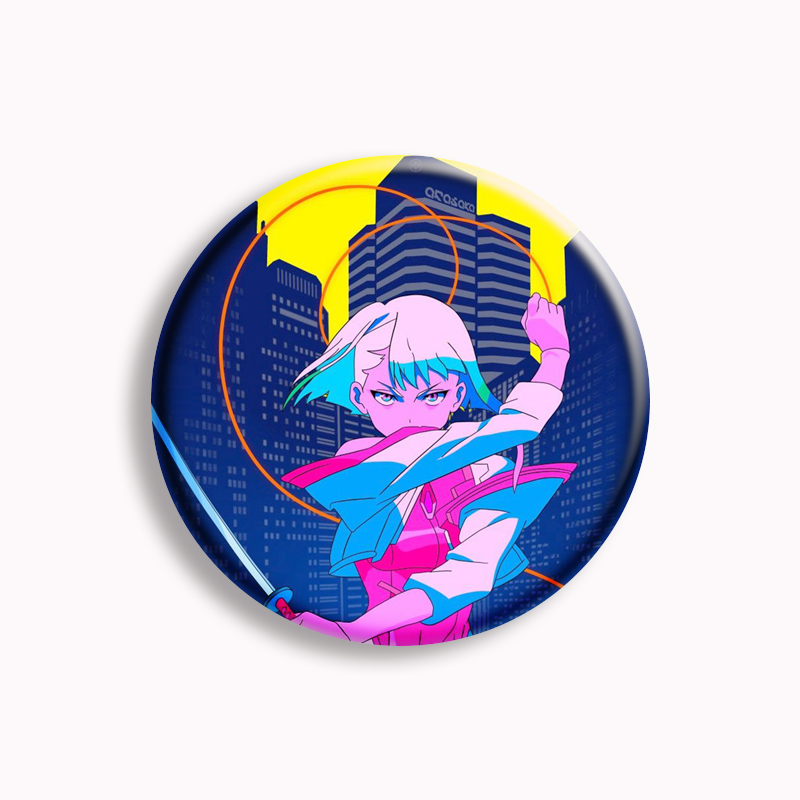 Cartoon Anime C_Cyberpunks E-E - Pin Button Badge 评论和价格