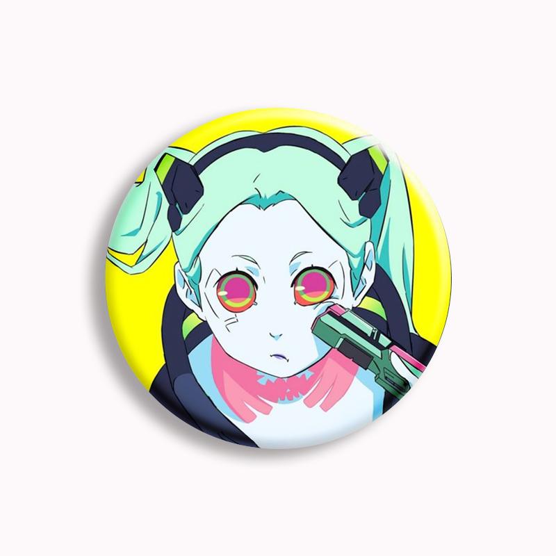 Cartoon Anime C_Cyberpunks E-E - Pin Button Badge 评论和价格