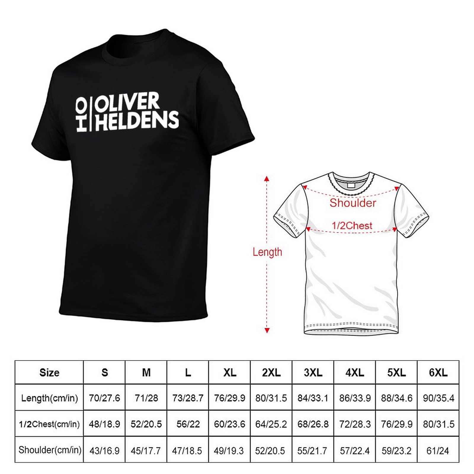 Oliver Heldens Logo Merchandis - Anime Merchandise T Shirt 评论和价格