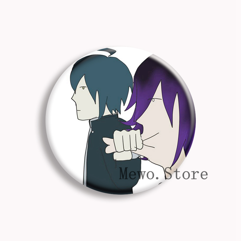 Kokichi Ouma Shuichi Saihara D - Pin Button Badge 评论和价格