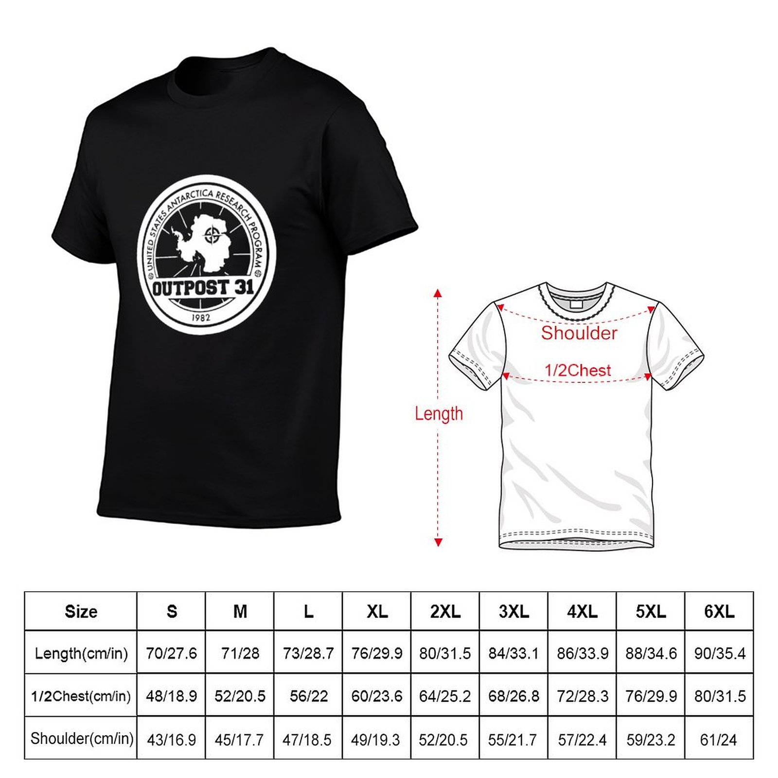 Outpost 31 Logo MERCHANDISE T- - Anime Merchandise T Shirt 评论和价格