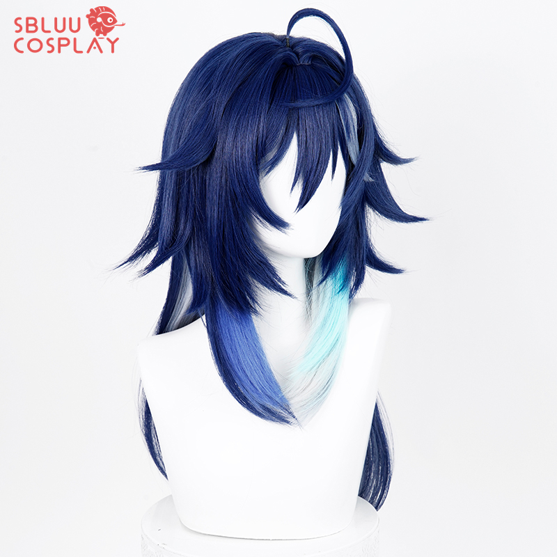SBluuCosplay Genshin Impact Or - Cosplay Wig Colored 评论和价格