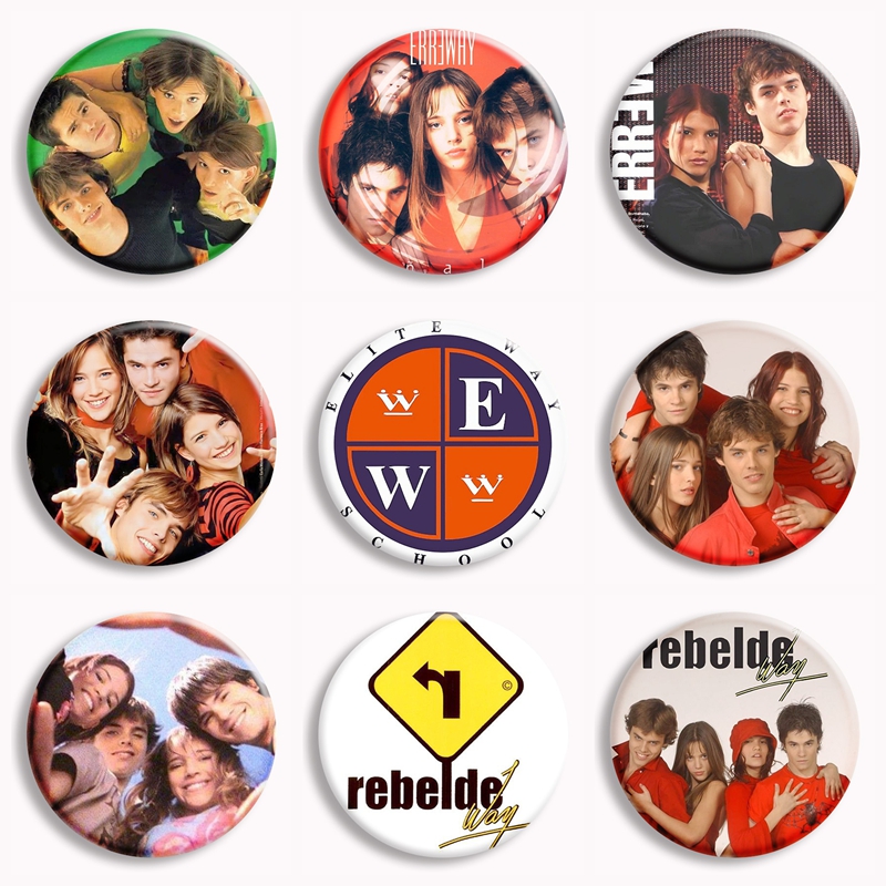 Movie Rebelde Way Soft Button  - Pin Button Badge 评论和价格