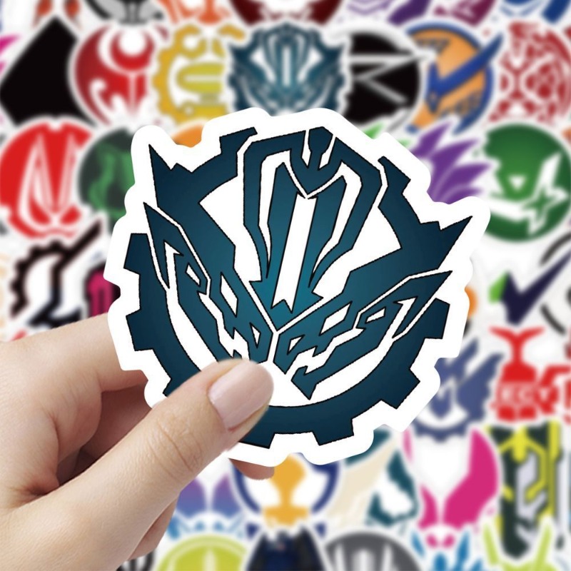 60 Sheets Kamen Rider Logo Sti - Sticker Sheet Set 评论和价格